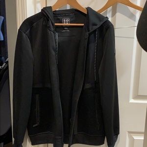 Straight Out of Brooklyn Black Hooded Jacket